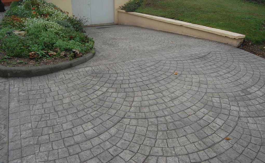 Béton coloré