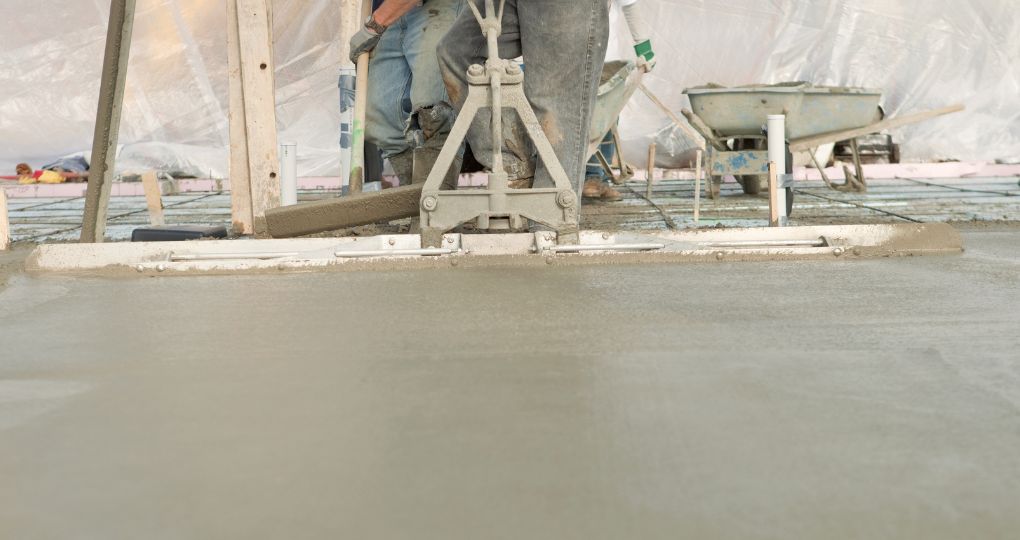 Préparation de l'installation de Dalle Béton En Extérieur