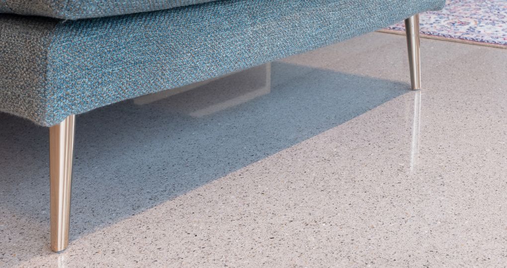 Sols en béton marbré