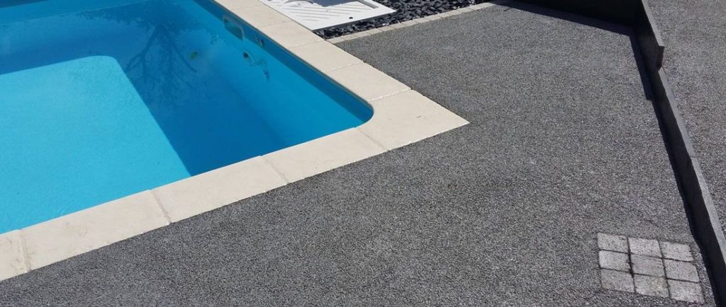 beton drainant piscine