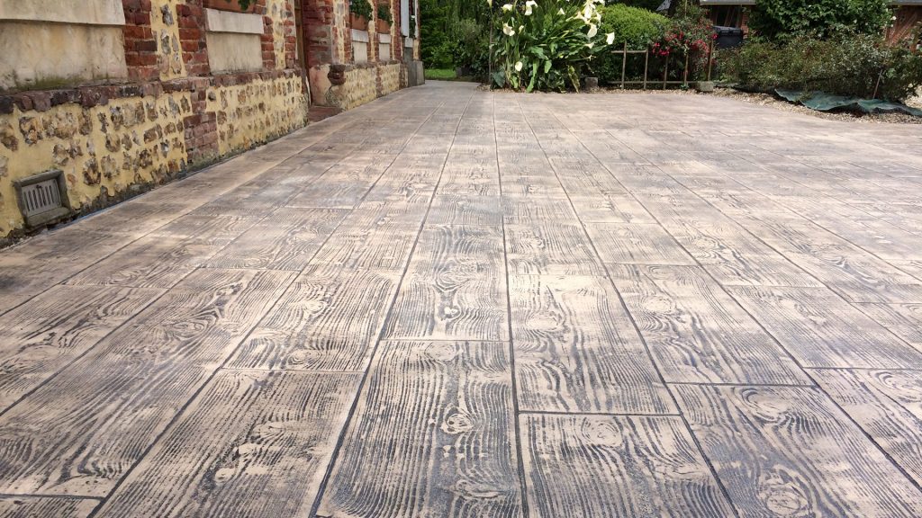 beton imitation bois