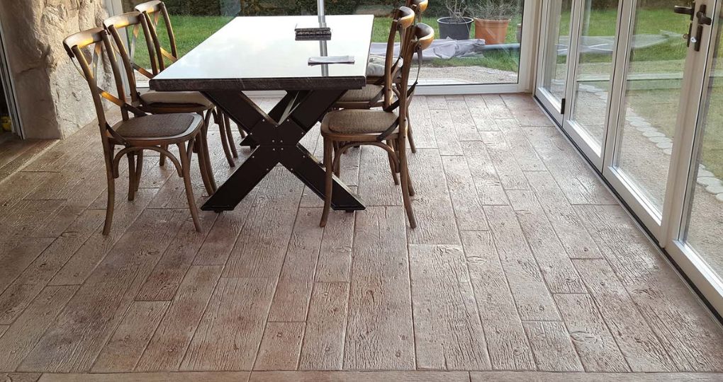 beton imprime bois